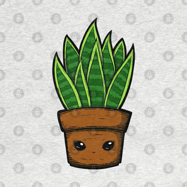 Cute Snake Plant by zarya_kiqo